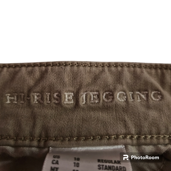 American Eagle Outfitters AEO Women's 10 Reg Hi-Rise Super Stretch Jegging - Picture 5 of 8